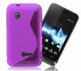 Xperia Tipo St21i Silicone TPU S-Line Purple (OEM)